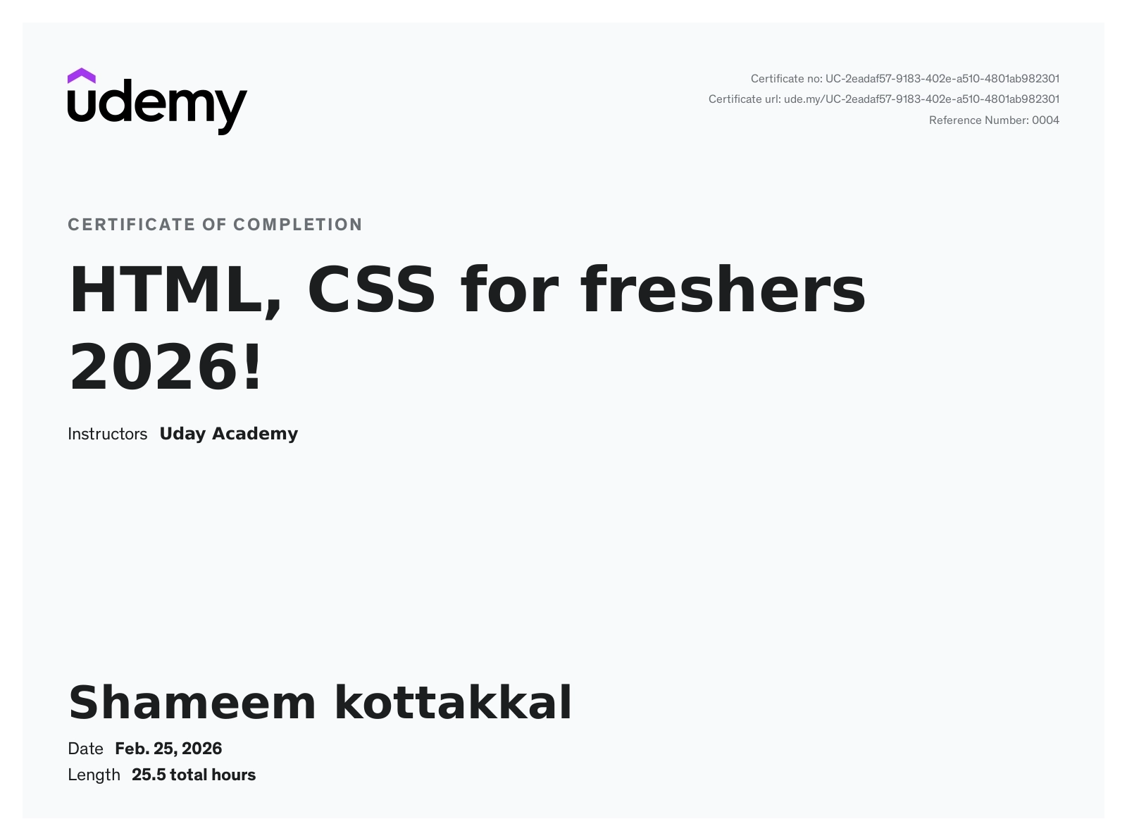 HTML, CSS for freshers