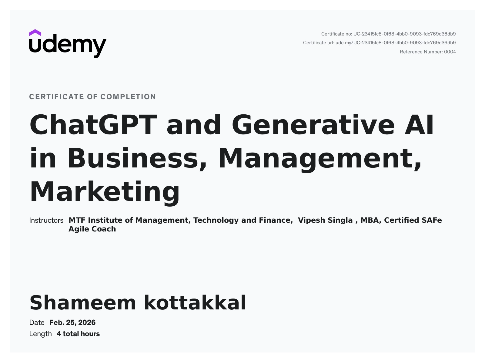 ChatGPT and Generative AI Business
